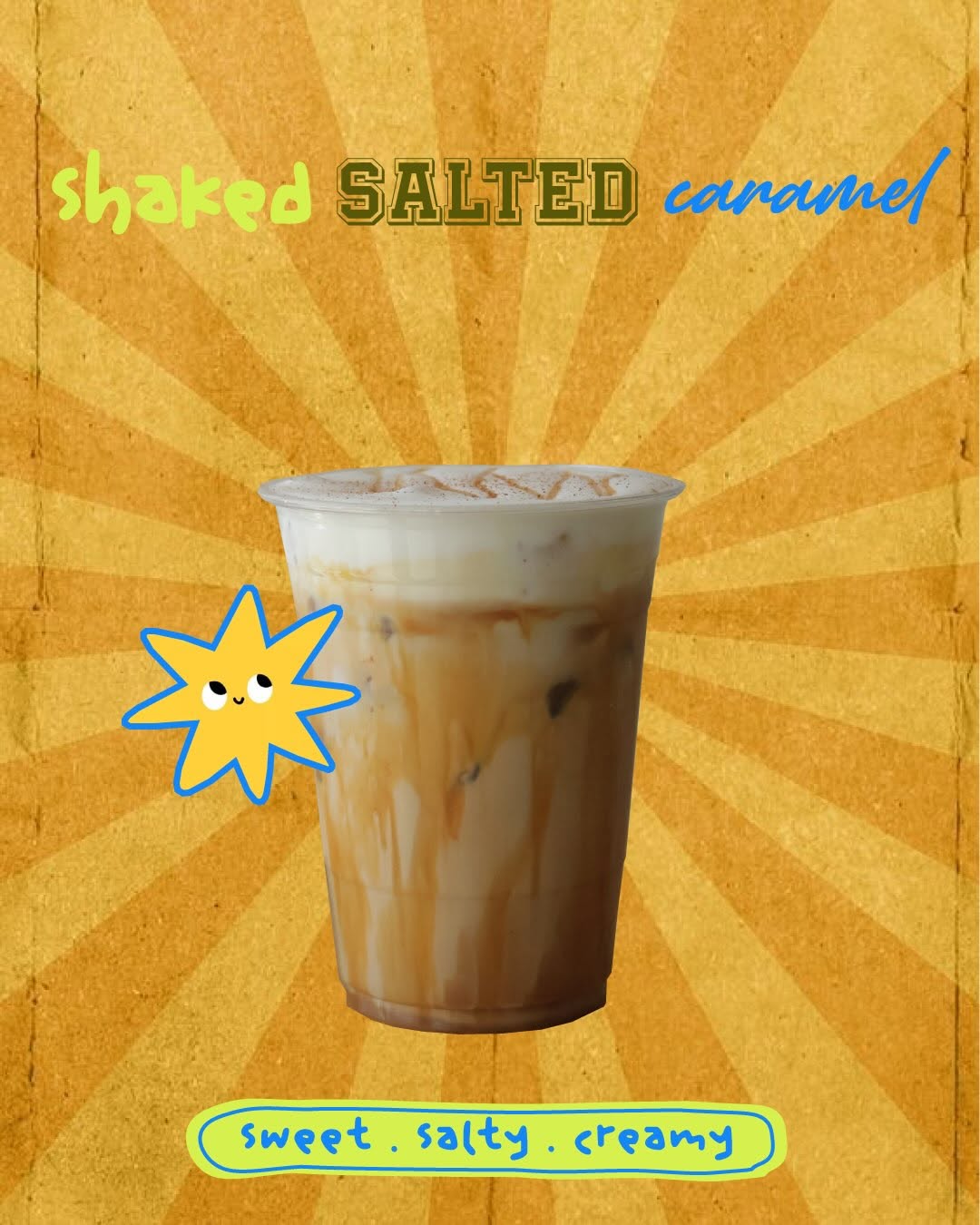 Shaked salted caramel de Moka Café